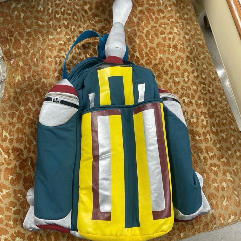 Star Wars Kids Backpack - Yellow, Blue, Silver